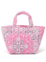 Sac fourre-tout matelassé à imprimé cachemire, doublure réversible à carreaux, sac à main zippé, bandoulière amovible et réglable, sac de voyage décontracté à porter en bandoulière