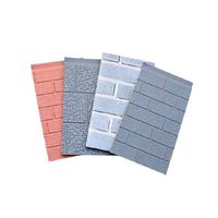 Panneau sandwich en métal sculpté, isolation thermique imperméable, revêtement mural extérieur pour maison préfabriquée, fourni par l'usine