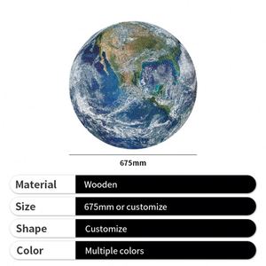 Custom Round Shape Jigsaw <b>Puzzles</b> Paper 3D 1000pcs Children Adult Toy <b>Puzzle</b> for Kids - Product Image 2