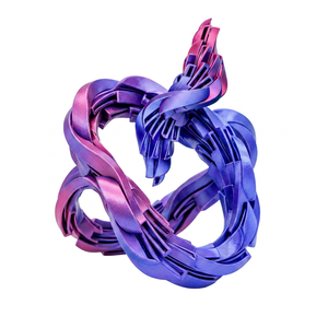Juguete Sensorial Antiestrés Transformable con Diseño Giratorio Impreso en 3D, Bola de PU Suave con Mecanismo de Flujo de Líquido - Product Image 1