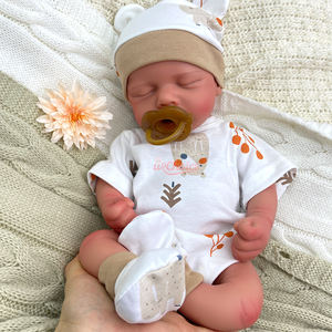 Muñeco <span class=keywords><strong>Reborn</strong></span> de Silicona Completa, Calvo y Adorable, Textura Suave y Auténtica, Regalo de Cumpleaños para Niños, Anciano Solitario - Product Image 4