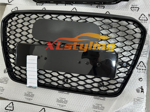 XLstyling Car Auto Upgrade to RS3 RS4 RS5 RS6 RS7 calandre en nid d'abeille pour Audi A3 8P 8V A4 <span class=keywords><strong>B8</strong></span> <span class=keywords><strong>B8</strong></span>.5 B9 A5 <span class=keywords><strong>A6</strong></span> C7 A7 grill - Product Image 4