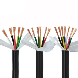 Fabrika Satışı Örgülü Bakır Yumuşak PVC 2/3/4/5/7 Telli Yüksek Esnek TRVV Treyler Kablosu - Product Image 5