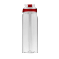 Bouteille d'eau en Silicone pour enfants, en Tritan, sans Bpa, personnalisé, buse d'aspiration, couvercle à rabat avec poignée