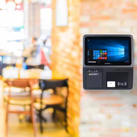 11.6 pouces Windows 10 Pro Pos System Caisse Enregistreuse Comptoir Pos Machine Avec Imprimante Scanner Msr Rfid Options de Batterie