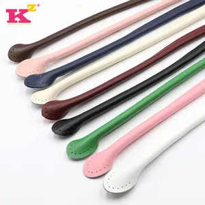 KZ0003 Cheap Price Assorted Colors Purse Bag Handles 40cm 50cm 60cm 70cm with Pre-sewing Holes for DIY Bags