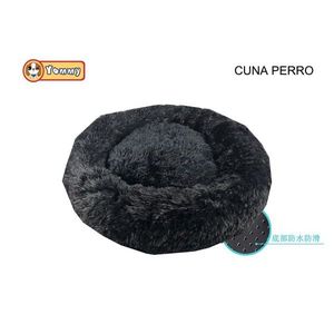 Cuccia per Cani di Lusso in Velluto Nero Pavone 60*60CM YM4280D - Product Image 3