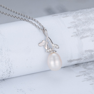 Nuevo juego de perlas de plata S925, elegante y exquisito juego de joyas DIY de mariposa para mujer, venta al por mayor del fabricante - Product Image 4