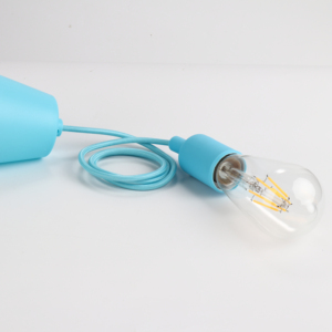 Assemblage <span class=keywords><strong>de</strong></span> cordon suspendu <span class=keywords><strong>de</strong></span> support <span class=keywords><strong>de</strong></span> <span class=keywords><strong>lampe</strong></span> en silicone Offre Spéciale avec <span class=keywords><strong>fil</strong></span> <span class=keywords><strong>de</strong></span> tissu et rosace <span class=keywords><strong>de</strong></span> plafond en plastique - Product Image 3