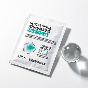 Masque en feuille APLB Glutathione Niacinamide 25mL Soin quotidien de la peau Tous types de peau - Product Image 1