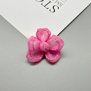 Korean Style Five Petal Flower Fabric 3D Candy Colored Organza Flower Handmade DIY Hair Clothing Shoes <b>Bag</b> <b>Accessory</b> - Product Image 3