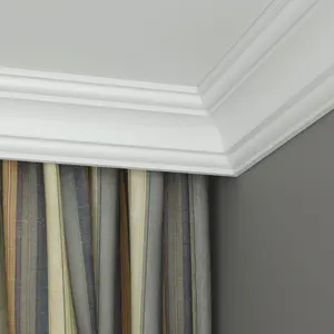 White Wood Moulding White Gesso Primed MDF /Pine Wood / Solid Wood Crown Moulding Trim/skirting Moulding