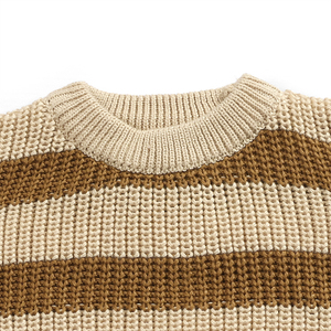 Vêtements de boutique, pull en tricot pour filles en coton 100%, taille plus, pull épais pour bébé, automne - Product Image 2