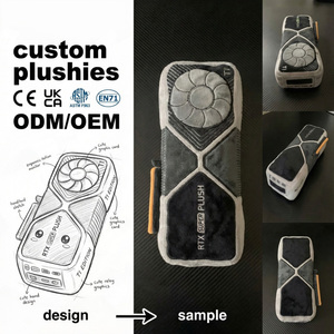 Muñecos de Peluche Personalizados, MOQ Bajo, Personajes de Anime Altamente Detallados, Muñeca de Niña, Mini Oso de Peluche, Imanes, Fabricante de Peluches Personalizados - Product Image 2