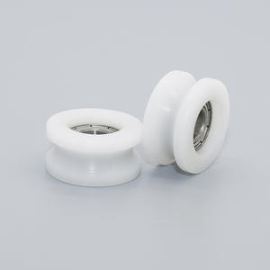 Roue à rainure en U 6*20*10mm en plastique POM avec revêtement, poulie de guidage de câble pour la pose de lignes - Product Image 1