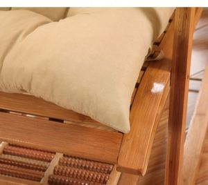 Soft Folding Outdoor Lounge Beach Chairs Adjustable Lounger Chair With Cushion - Product Image 4