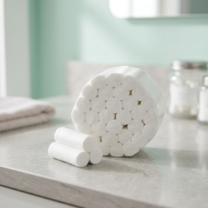 Qualident Rouleaux de coton jetables (2000 pièces/50 pièces) pour équipement et accessoires de thérapie buccale - Product Image 3