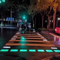 Feux de passage pour piétons Feux souterrains Zebra Crossing Carreaux de sol Semaforo Trafico Feux de circulation au sol