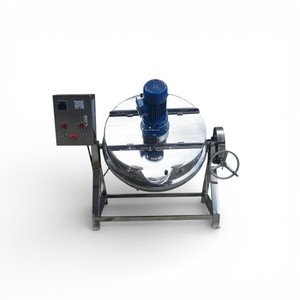 หม้อหุงข้าวอุตสาหกรรมขนาด 300 ลิตร สแตนเลส เครื่องทำอาหารข้าวโพด - Product Image 3