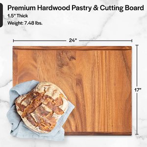 2026 vendita calda tavola da pasticceria in legno grande 24 pollici di bambù pasticceria <span class=keywords><strong>impastare</strong></span> pasta, torta, tavola <span class=keywords><strong>per</strong></span> <span class=keywords><strong>Pizza</strong></span> - Product Image 4