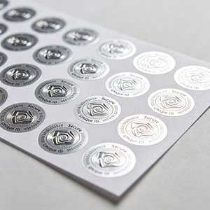 High-quality custom-printed computer logo electrical holographic labels; self-adhesive anti-counterfeit holographic labels - Product Image 4