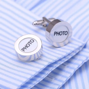 Vendita all'ingrosso su misura di vendita calda alla rinfusa foto da uomo <span class=keywords><strong>gemelli</strong></span> <span class=keywords><strong>gemelli</strong></span> in ottone zircone e 1 paio/Opp borsa 100 coppie - Product Image 3