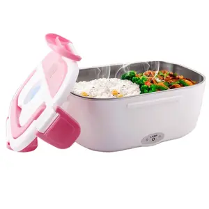 Easy carrying heating lunch box rechargeable electric heating food storage box heating lunch box