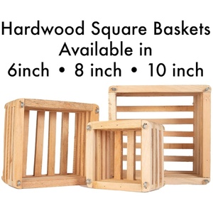 Panier <span class=keywords><strong>en</strong></span> bois fabriqué à la main plantation de bois planteur lit divisible jardin pour fleurs légumes herbes arrière-cour artisanat <span class=keywords><strong>en</strong></span> bois - Product Image 4