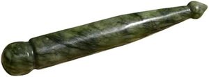 Herramienta de Masaje Gua Sha de Jade Natural, Raspador de Piedra en Forma de Corazón para Relajación Facial y Corporal, Alivio del Estrés, Masajeador con Logotipo Personalizado - Product Image 3