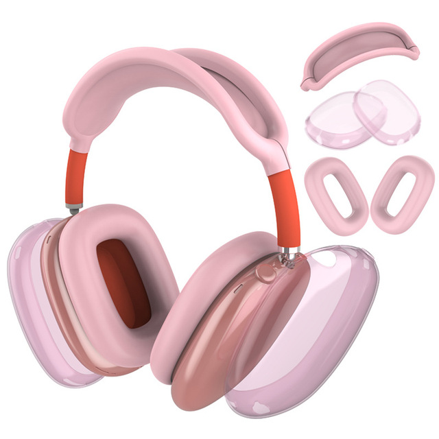 In Stock Headphones Cover Case Head-Mounted Case Anti-Scratch Silicone Case for Apple Airpods Max