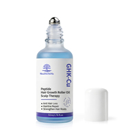 Aceite para el Crecimiento del Cabello con Péptidos de Cobre Azul, Marca Privada OEM, Suero Anticaída GHK-Cu, Tratamiento para el Cuero Cabelludo, Triple Roll-on, Venta al Por Mayor
