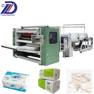 YouDeng manufacturer 2022 tissue raw material processing to facial paper tissue machine production