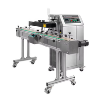 Machine de scellage par induction à commande automatique par bouton avec convoyeur pour bouchons en aluminium, bouteilles en plastique et en verre