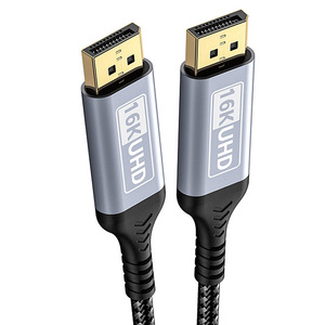 <span class=keywords><strong>สาย</strong></span>ดิสเพลย์พอร์ต 2.1 2 เมตร 16K 80Gbps ดิสเพลย์พอร์ต 16K 60Hz 8K <span class=keywords><strong>240Hz</strong></span> HBR3 4K <span class=keywords><strong>240Hz</strong></span> - Product Image 4