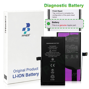 แบตเตอรี่แบบชาร์จได้ความจุสูงสำหรับ <span class=keywords><strong>iPhone</strong></span> 12 13 14 15 Mini Pro Pro Max แบตเตอรี่โทรศัพท์มือถืออะไหล่แท้ รับประกัน 18 เดือน - Product Image 1