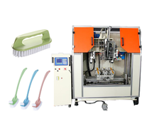 Automatische 5 Boren En 1 Tuften Bezem Bru De Productie Houten Tandenborstels Machines 2 As Borstel Making Machine