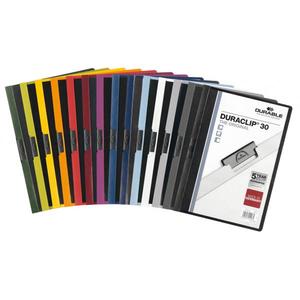 คงทน-2200-01 duraclip®30โฟลเดอร์คลิป A4 (หลายแพ็ค)-EAN 4005546210285การจัดระเบียบและการจัดเก็บข้อมูลผลิตภัณฑ์ - Product Image 1