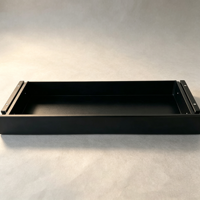 Vente directe d'usine, tiroir coulissant noir/blanc, tiroir de rangement profond durable pour bureau, ordinateur
