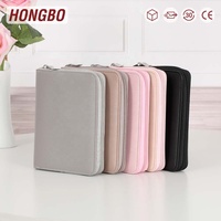 Etsy Meilleure vente A7 Cahier Budget fermeture éclair portefeuille à anneaux classeur A5 Agenda avec enveloppes en cuir feuille de mouche pour cadeau