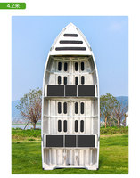 Meilleure vente d'usine de bateau de pêche en rangée d'aluminium entièrement soudé de 10 pieds à 20 pieds avec moteur à vendre