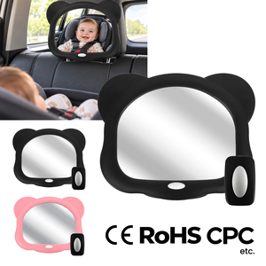 Specchietto Retrovisore per <span class=keywords><strong>Auto</strong></span> con Telecomando e Luce LED Notturna, Specchio per Osservare il Bambino nel Seggiolino <span class=keywords><strong>Auto</strong></span> Rivolto all'Indietro - Product Image 1