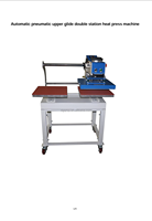 Presse à chaud double station entièrement automatique 40*60 cm pour T-shirts