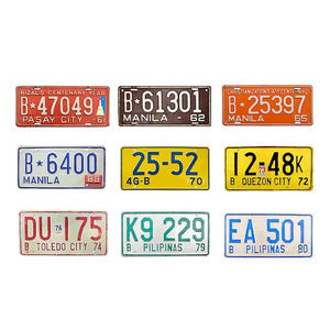 Plaques d'immatriculation des Philippines plaques d'immatriculation en aluminium de voiture de sublimation vierges en relief personnalisées - Product Image 3