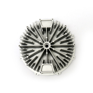 Dissipateur thermique en aluminium moulé sous pression, rond, argenté, moulage sous pression haute pression, sur mesure pour pièces automobiles et de moto - Product Image 4