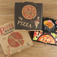 Benutzer definierte 8 12 14 28 Zoll mit Logo-Karton Nehmen Sie einen Weg Karton Wellpappe Caja Para De Black Pack Boite Kutusu Pizza Boxen