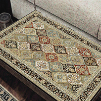 Tapis en velours cristal doux et moelleux antidérapant pour salon, chambre à coucher, salon, utilisation en voiture - Design moderne personnalisable