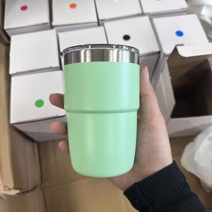 Taza de Café Espresso de 4/6/8 oz con Tapa Magnética de Acero Inoxidable, Disponible en Existencia - Product Image 1