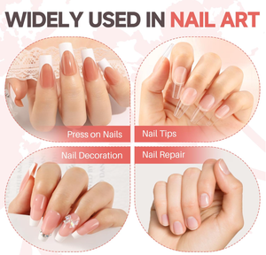 Colle à ongles FZR GUOELEPHANT Ultra Hold, application au pinceau, 0,25 oz, adhésif liquide pour ongles - Product Image 2
