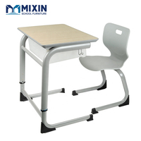 Tables et chaises de salle de formation en plastique durables et ergonomiques, design moderne, tables réglables pour les ateliers scolaires, les réunions