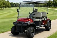 Carrito de Golf Eléctrico de 4 Plazas Todoterreno con Batería y Motor AC para Resort, Villa o Zona Turística